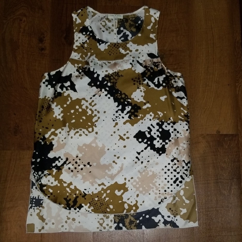 rag & bone Silk Sleeveless Blouse